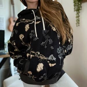 Floral Black Nike Hoodie